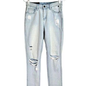 Element Boyfriend Fit Ripped Light Wash Jeans Women's 24